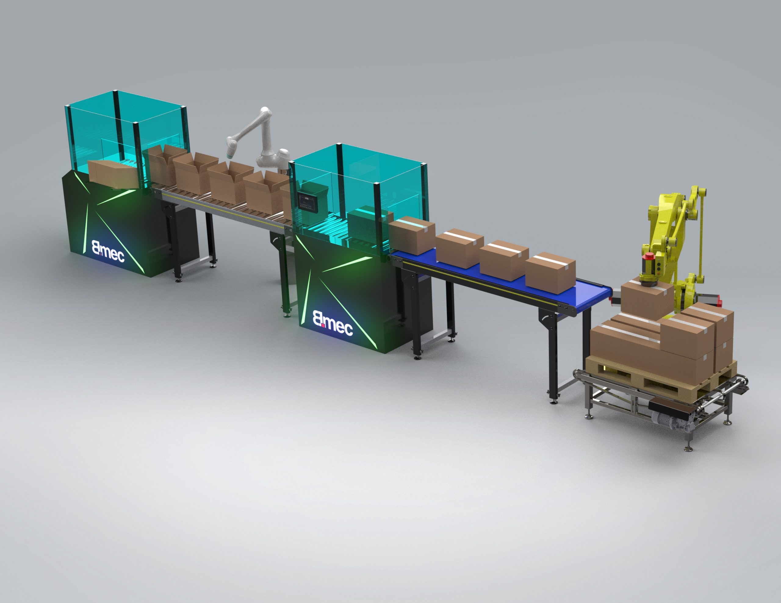 linea packaging automatico
